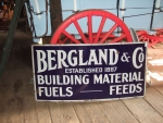 Bergland feedmill sign