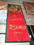 Coca Cola 1940's large tin sign