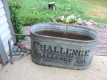 galvanized water trough