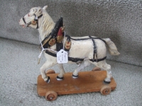 Elastolin platform horse