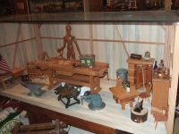 Miniature woodworking shop