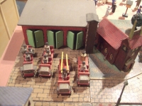 Erzgebirge fire dept. in train layout