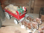 Budweiser beer wagon