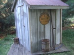 Outhouse replica