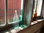 Bottles in windoe