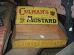 Colman's Mustard Wooden crate