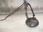 Miner's oil lamp