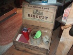 T. A. Huston bisquit box