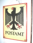 Enamel post office sign-Germany