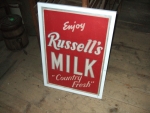 Russell's Milk sign