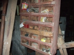 Barn shelf for smaller items