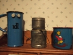 Kitchen enamel and tin containers